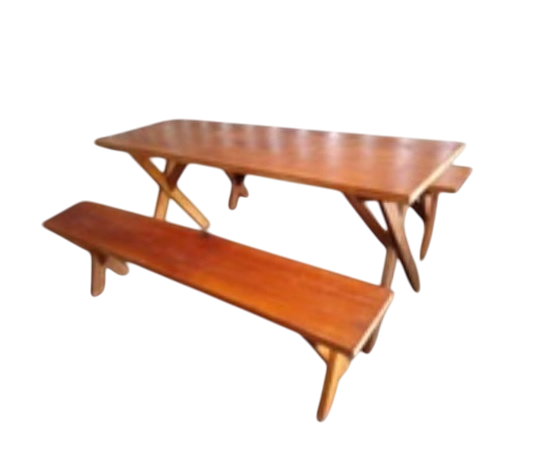 MEJA TAMAN SET SIZE 180 cm