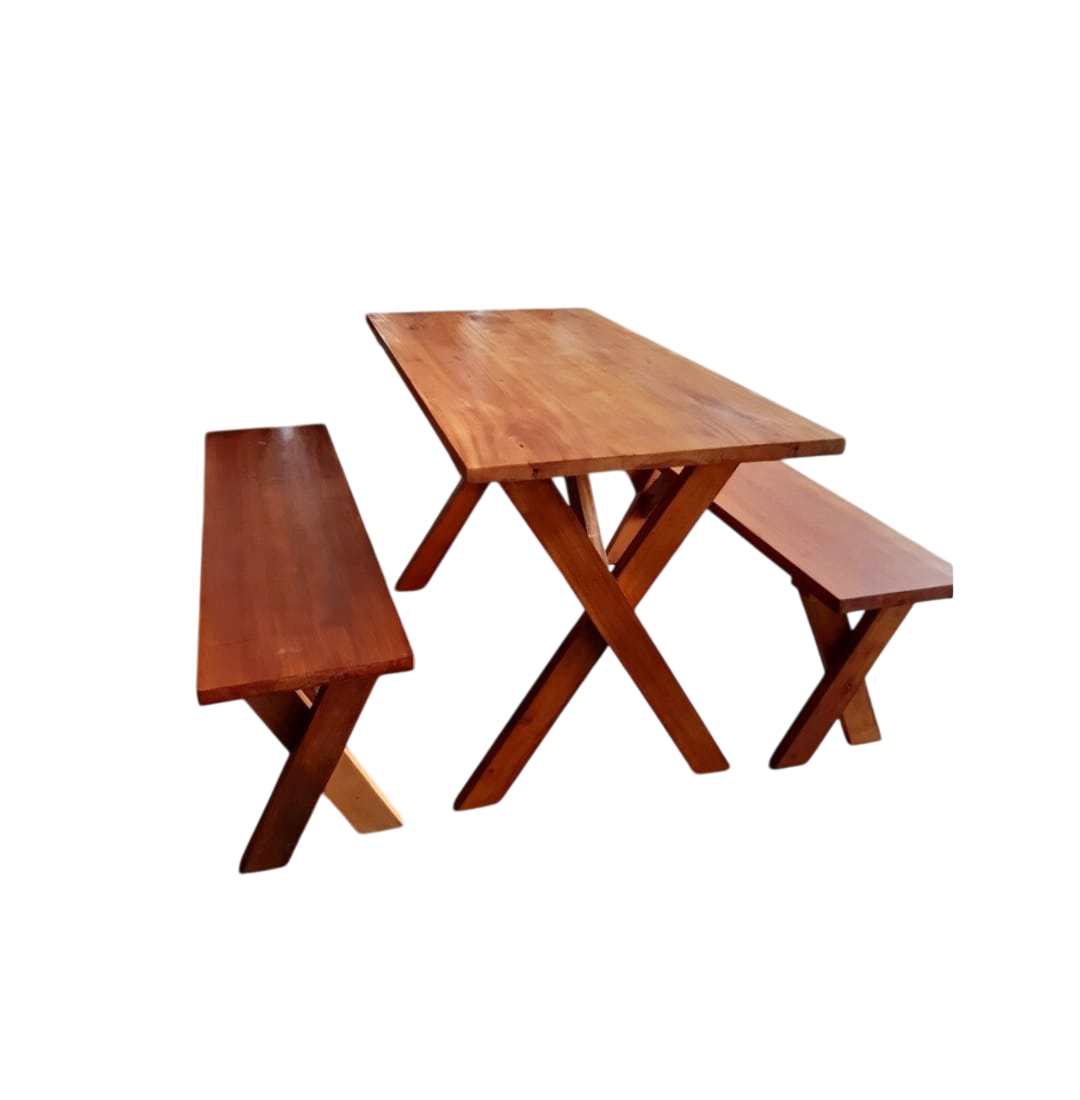 MEJA TAMAN SET SIZE 120 cm